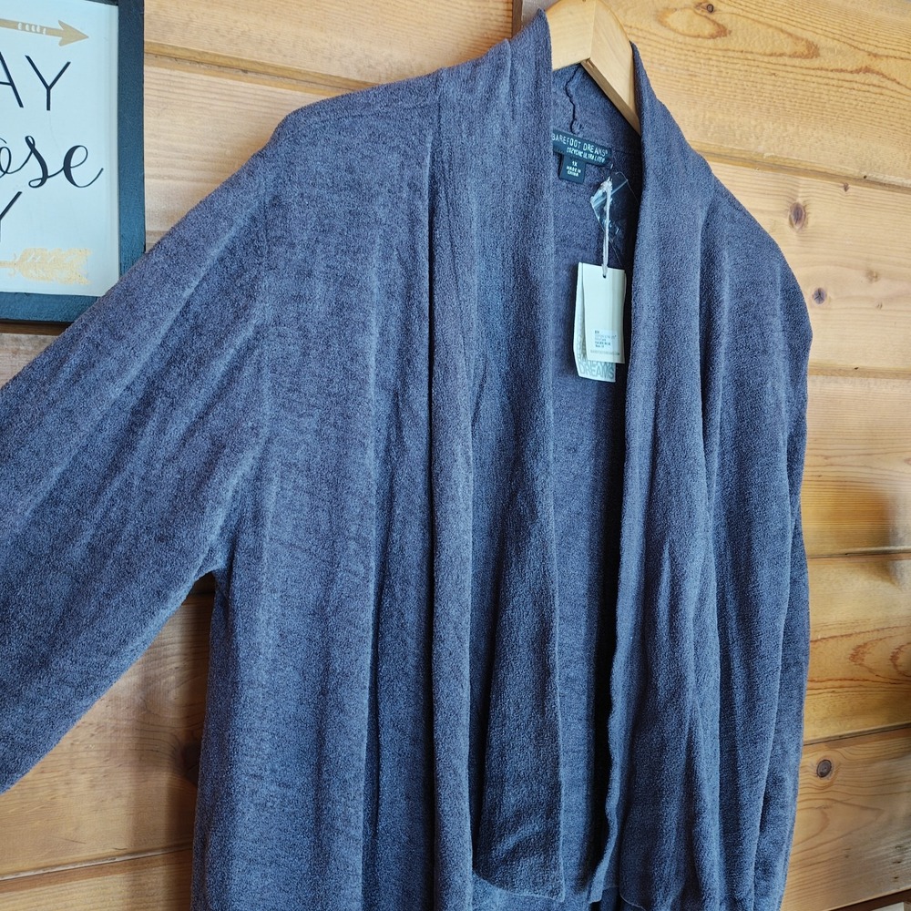 NWT Barefoot Dreams Cozy Chic Ultra Lite Hi Lo Cardi Wrap Sweater Cardigan Sz 1X - Picture 2 of 7